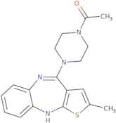 1-[4-(2-Methyl-10H-thieno[2,3-b][1,5]benzodiazepin-4-yl)piperazin-1-yl]ethanone