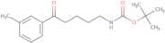 tert-Butyl N-[5-(3-methylphenyl)-5-oxopentyl]carbamate