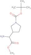tert-Butyl 3-(1-amino-2-methoxy-2-oxoethyl)pyrrolidine-1-carboxylate