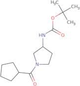 (R)-tert-Butyl 1-(cyclopentanecarbonyl)pyrrolidin-3-ylcarbamate