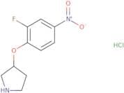 (R)-3-(2-Fluoro-4-nitrophenoxy)pyrrolidine hydrochloride