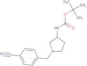 (R)-tert-Butyl 1-(4-cyanobenzyl)pyrrolidin-3-ylcarbamate