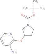 (S)-tert-Butyl 3-(3-aminopyridin-2-yloxy)pyrrolidine-1-carboxylate