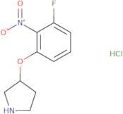 (S)-3-(3-Fluoro-2-nitrophenoxy)pyrrolidine hydrochloride