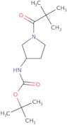 (S)-tert-Butyl 1-pivaloylpyrrolidin-3-ylcarbamate