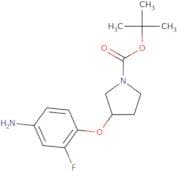 (S)-tert-Butyl 3-(4-amino-2-fluorophenoxy)pyrrolidine-1-carboxylate