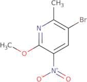 3-Bromo-6-methoxy-2-methyl-5-nitropyridine