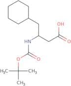 3-tert-Butoxycarbonylamino-4-cyclohexyl-butyric acid