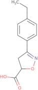 3-(4-Ethylphenyl)-4,5-dihydro-1,2-oxazole-5-carboxylic acid