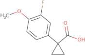 1-(3-Fluoro-4-methoxyphenyl)cyclopropane-1-carboxylic acid