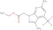 Ethyl [3,6-dimethyl-4-(trifluoromethyl)-1H-pyrazolo[3,4-b]pyridin-1-yl]acetate