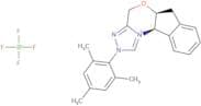 (5aS,10bR)-2-Mesityl-5a,10b-dihydro-4H,6H-indeno[2,1-b][1,2,4]triazolo[4,3-d][1,4]oxazin-2-ium tet…
