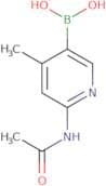 6-Acetamido-4-methylpyridin-3-ylboronic acid