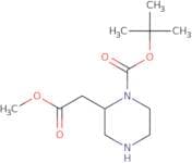 (S)-tert-Butyl 2-(2-methoxy-2-oxoethyl)piperazine-1-carboxylate
