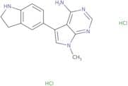 5-(2,3-Dihydro-1H-indol-5-yl)-7-methyl-7H-pyrrolo[2,3-d]pyrimidin-4-amine dihydrochloride