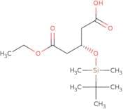 Ethyl (S)-3-(tert-butyldimethylsiloxy)glutarate