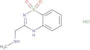 1-(1,1-Dioxo-4H-1λ6,2,4-benzothiadiazin-3-yl)-N-methylmethanamine hydrochloride