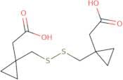 1,1'-[Dithiobis(methylene)]biscyclopropaneacetic acid