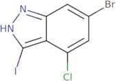 6-Bromo-4-chloro-3-iodo-1H-indazole