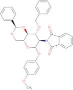 4-Methoxyphenyl 3-O-benzyl-4,6-O-benzylidene-2-deoxy-2-phthalimido-b-D-glucopyranoside