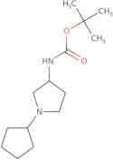 (S)-tert-Butyl 1-cyclopentylpyrrolidin-3-ylcarbamate