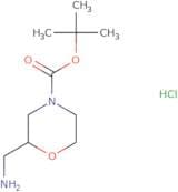 2-Aminomethyl-morpholine-4-carboxylic acid tert-butyl ester hydrochloride