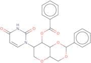1,5-Anhydro-3-O-benzoyl-4,6-O-benzylidene-2-deoxy-2-(N4-benzoylcytidin-1-yl)-D-altro-hexitol