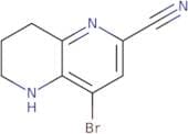 4-Bromo-5,6,7,8-tetrahydro-[1,5]naphthyridine-2-carbonitrile