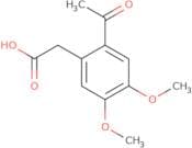(2-Acetyl-4,5-dimethoxyphenyl)acetic acid