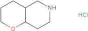 3,4,4a,5,6,7,8,8a-octahydro-2H-pyrano[3,2-c]pyridine,hydrochloride