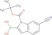 (1-(tert-Butoxycarbonyl)-6-cyano-1H-indol-2-yl)boronic acid