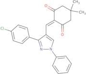 2-{[3-(4-Chlorophenyl)-1-phenyl-1H-pyrazol-4-yl]methylidene}-5,5-dimethylcyclohexane-1,3-dione