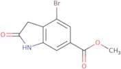 Methyl 4-Bromo-2-oxo-2,3-dihydro-1H-indole-6-carboxylate