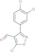 5-Chloro-3-(3,4-dichlorophenyl)-1,2-oxazole-4-carbaldehyde