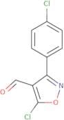 5-Chloro-3-(4-chlorophenyl)-1,2-oxazole-4-carbaldehyde
