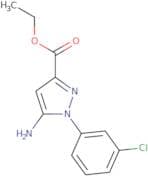 Ethyl 5-amino-1-(3-chlorophenyl)-1H-pyrazole-3-carboxylate