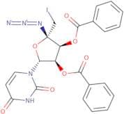 (2S,3S,4R,5R)-2-azido-5-(2,4-dioxo-3,4-dihydropyrimidin-1(2H)-yl)-2-(iodomethyl)tetrahydrofuran-3,…