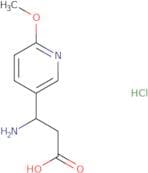 (S)-3-Amino-3-(6-methoxypyridin-3-yl)propanoic acid hydrochloride