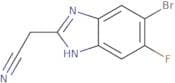 5-Bromo-2-(cyanomethyl)-6-fluorobenzimidazole