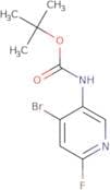 tert-Butyl (4-bromo-6-fluoropyridin-3-yl)carbamate