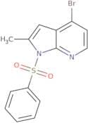 4-Bromo-2-methyl-1-(phenylsulfonyl)-1H-pyrrolo[2,3-b]pyridine