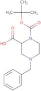 4-Benzyl-1-(tert-butoxycarbonyl)piperazine-2-carboxylic acid