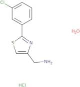 [2-(3-Chlorophenyl)-1,3-thiazol-4-yl]methanamine hydrochloride