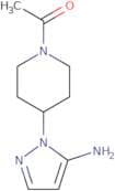 1-[4-(5-Amino-1H-pyrazol-1-yl)piperidin-1-yl]ethan-1-one