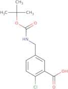 5-((tert-Butoxycarbonyl)aminomethyl)-2-chlorobenzoic acid