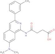 4-(7-(Dimethylamino)-3-m-tolylisoquinolin-1-ylamino)-4-oxobutanoic acid