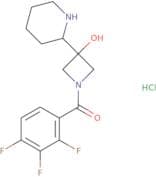 (S)-(3-Hydroxy-3-(piperidin-2-yl)azetidin-1-yl)(2,3,4-trifluorophenyl)methanone hydrochloride