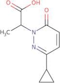 2-(3-Cyclopropyl-6-oxo-1,6-dihydropyridazin-1-yl)propanoic acid
