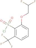 2-(2,2-Difluoroethoxy)-6-(trifluoromethyl)benzene-1-sulfonyl chloride