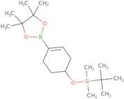 tert-Butyldimethyl((4-(4,4,5,5-tetramethyl-1,3,2-dioxaborolan-2-yl)cyclohex-3-en-1-yl)oxy)silane